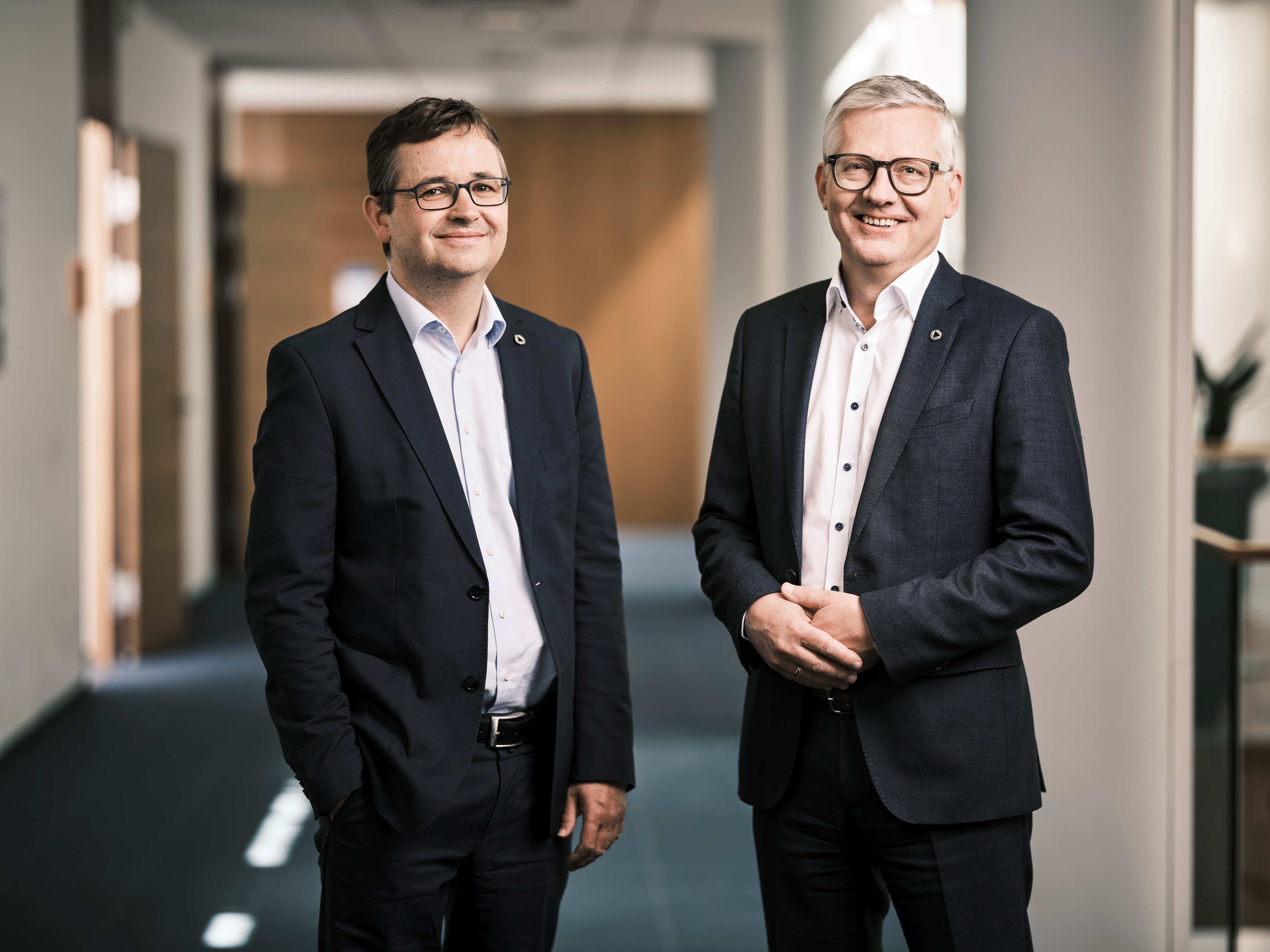 Manfred Hackl, CEO of the EREMA Group (right) and Horst Wolfsgruber, CTO of the EREMA Group